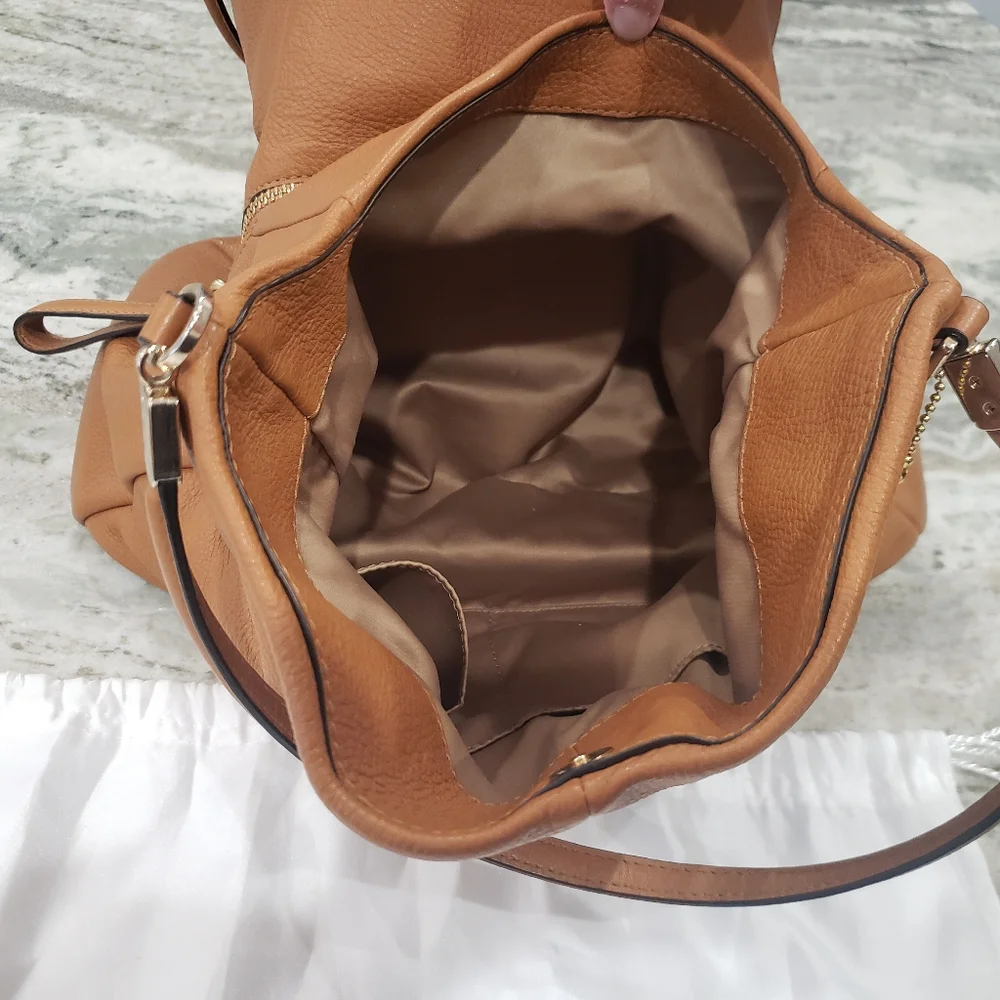 Coach Tan Leather Tote - Picture 10 of 16